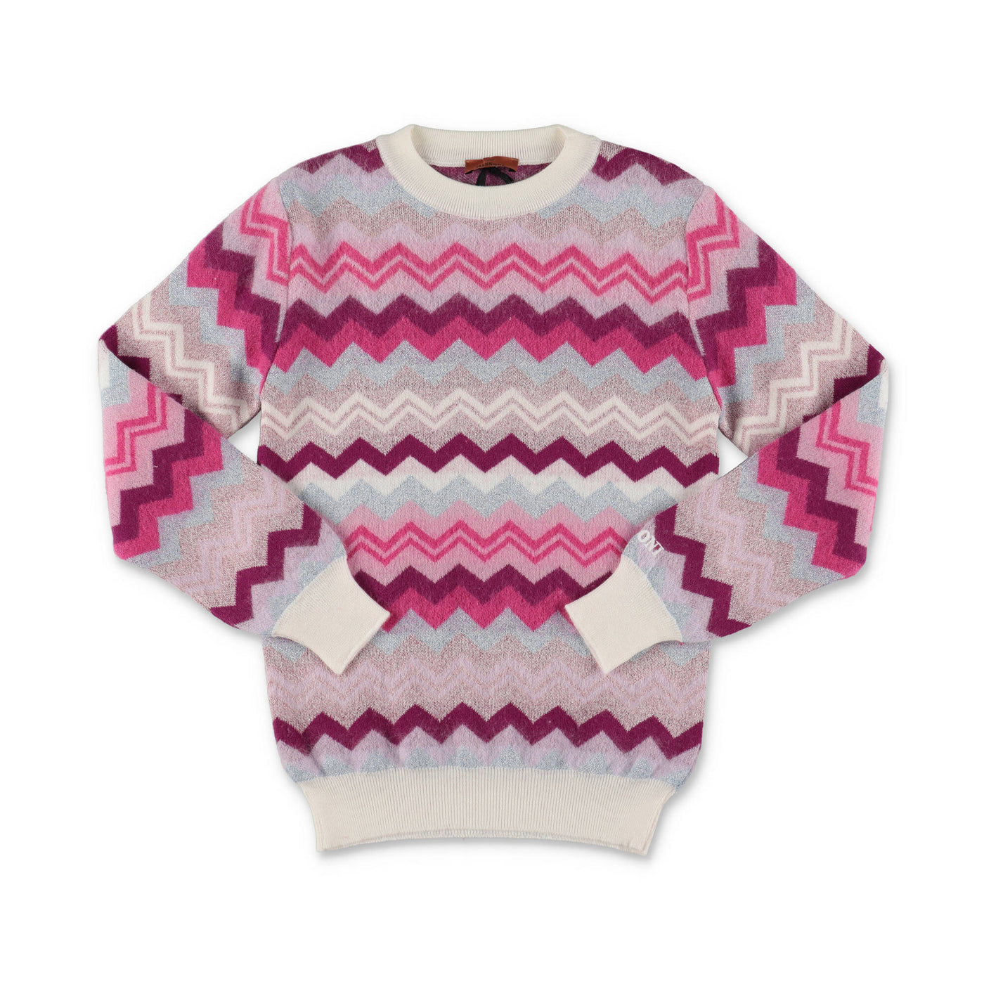 Pink wool blend girl MISSONI jumper