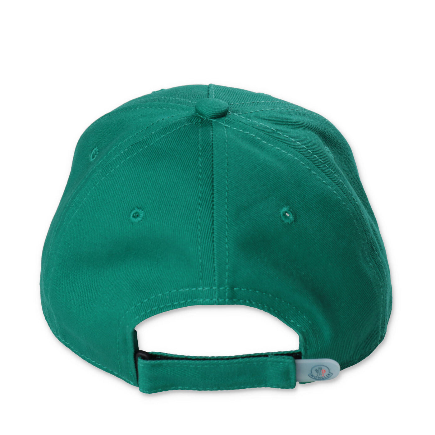 Green cotton canvas boy MONCLER baseball cap