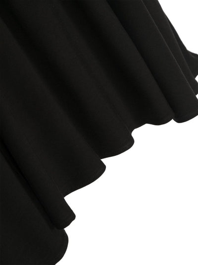 Black cotton jersey girl DKNY dress | Carofiglio Junior