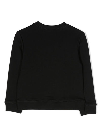Black cotton boy LANVIN sweatshirt
