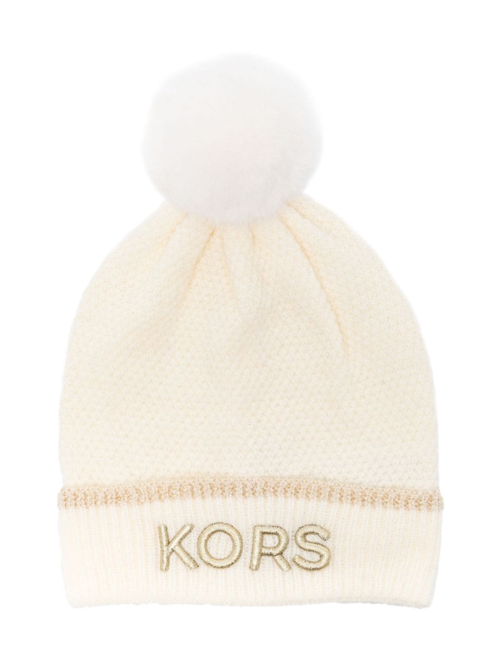 White knit girl MICHAEL KORS hat