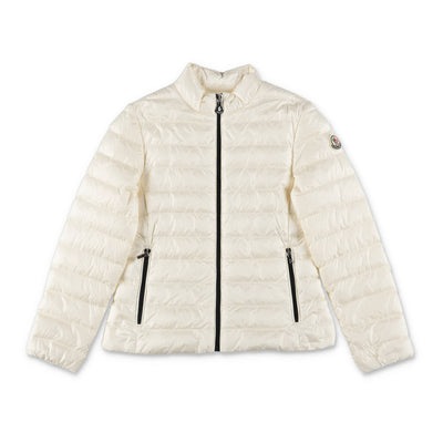 KAUKURA white nylon girl MONCLER jacket