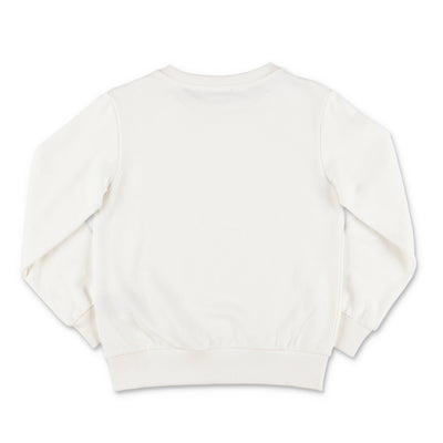 White cotton girl BALMAIN sweatshirt