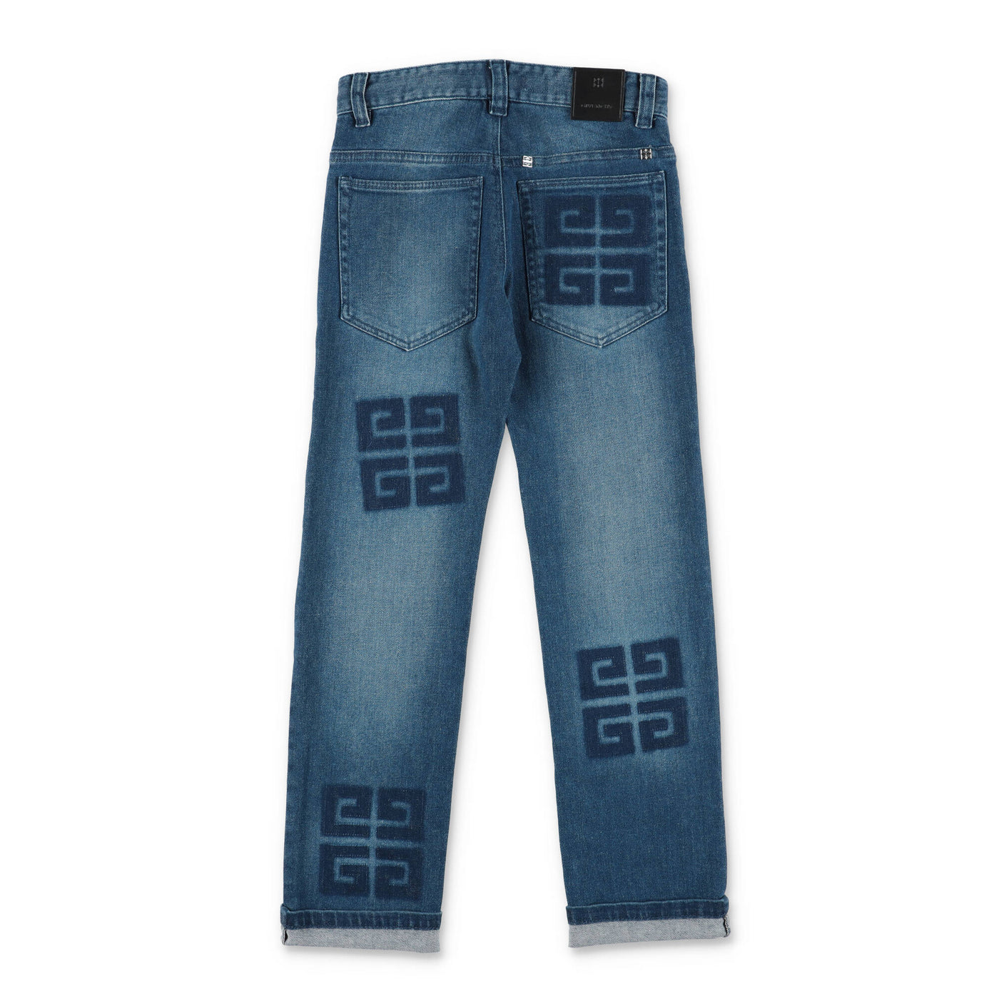 Denim blue cotton boy GIVENCHY jeans | Carofiglio Junior
