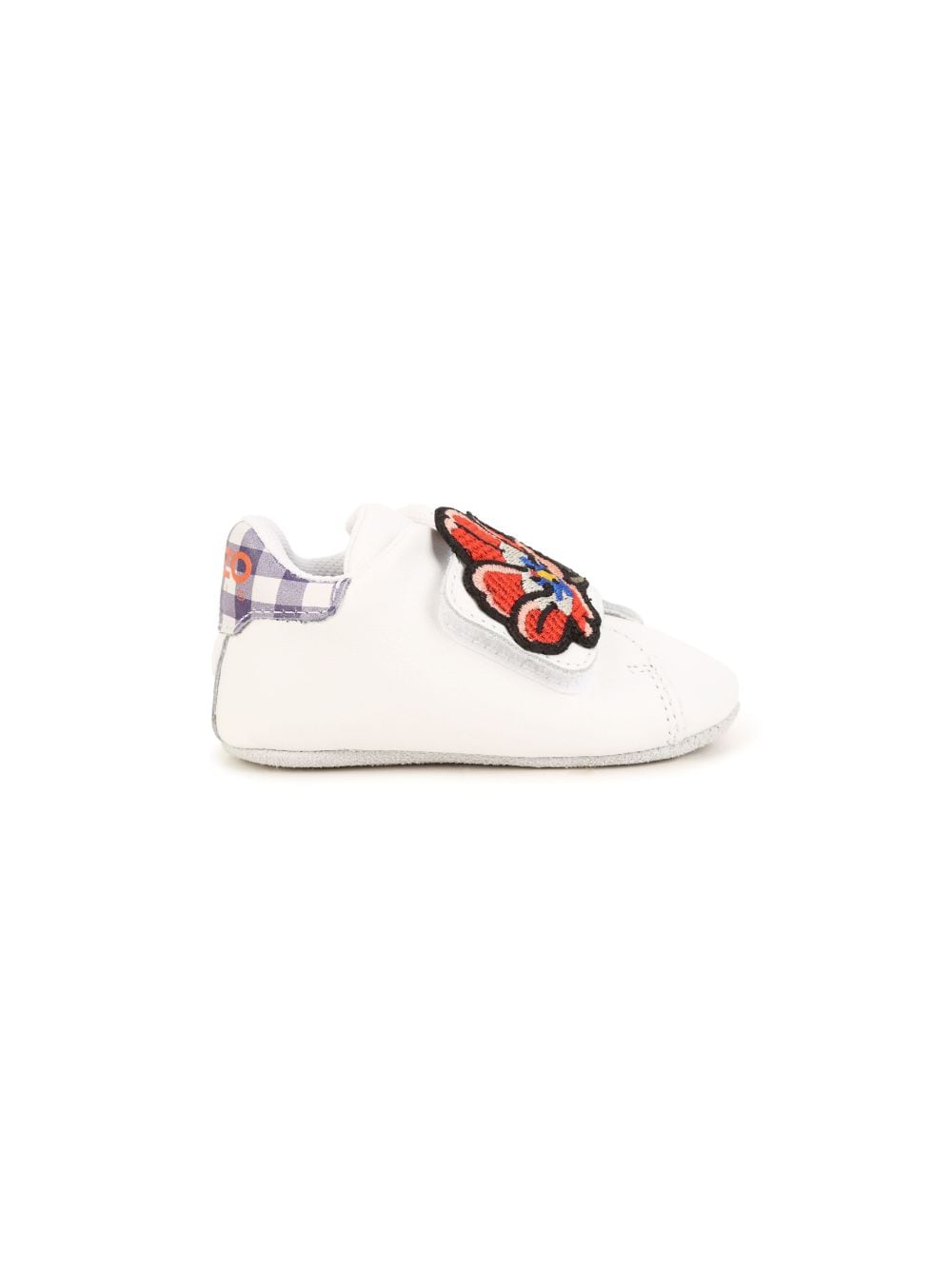 White nappa baby girl KENZO prewalker shoes