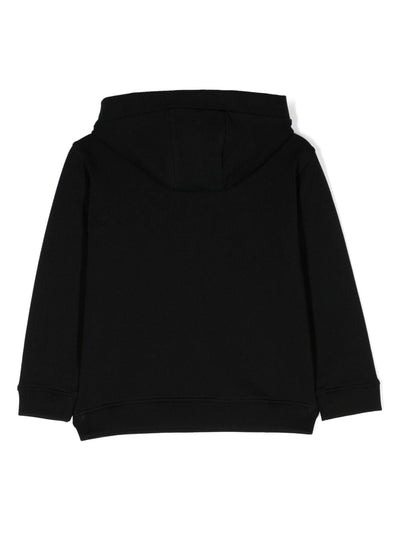 Black cotton boy PHILIPP PLEIN hoodie