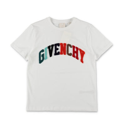 White cotton jersey boy GIVENCHY t-shirt | Carofiglio Junior
