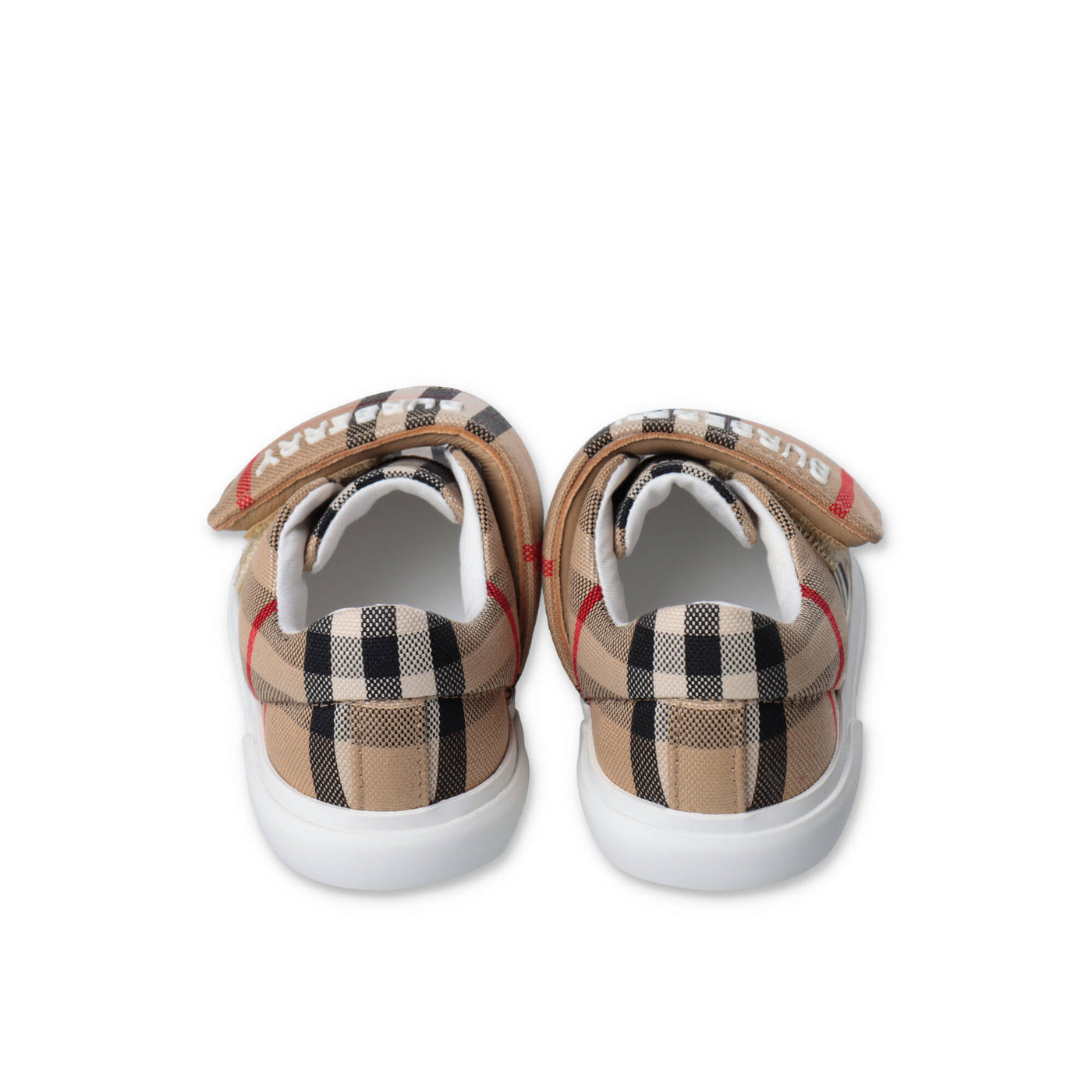 Check Vintage cotton canvas baby boy BURBERRY sneakers