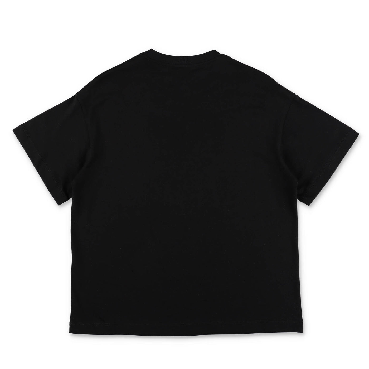 Black cotton jersey boy FENDI t-shirt | Carofiglio Junior