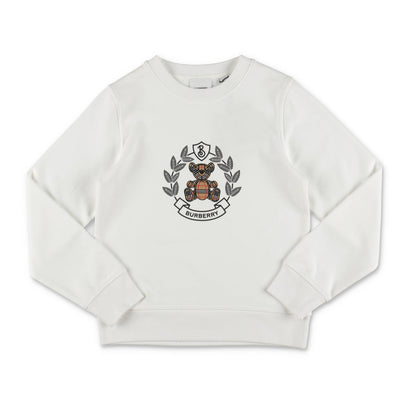 White cotton boy BURBERRY sweatshirt