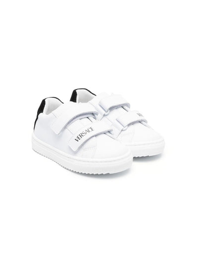 White leather boy VERSACE sneakers