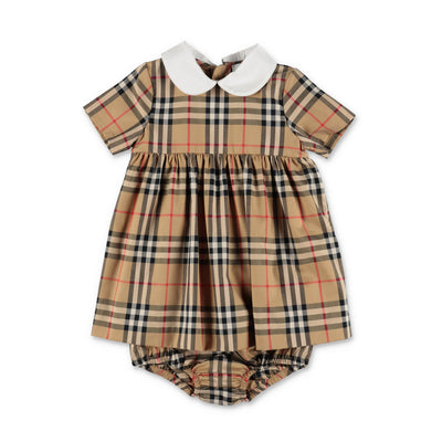 GERALDINE Check cotton poplin baby girl BURBERRY dress