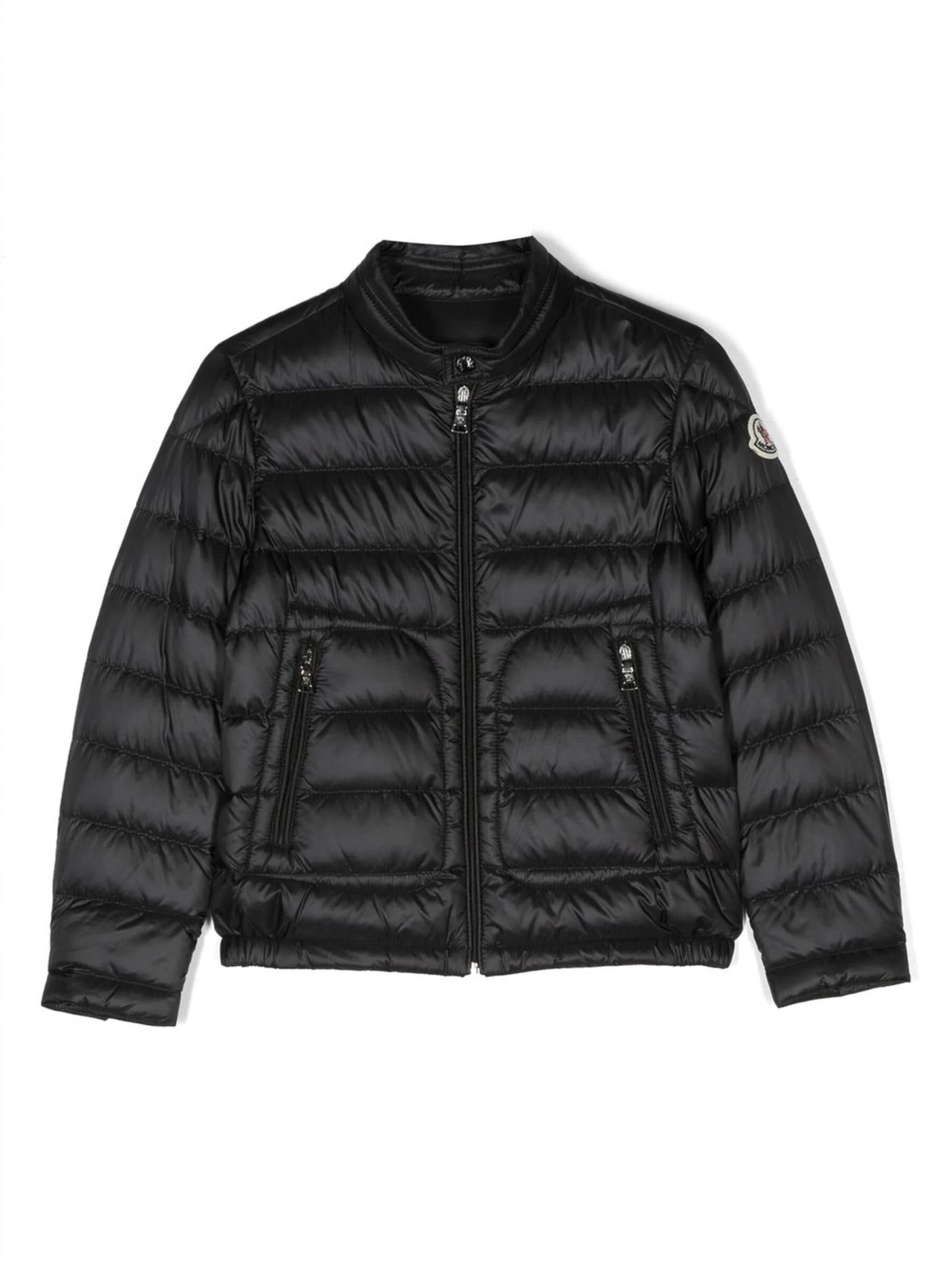 ACORUS black nylon boy MONCLER jacket