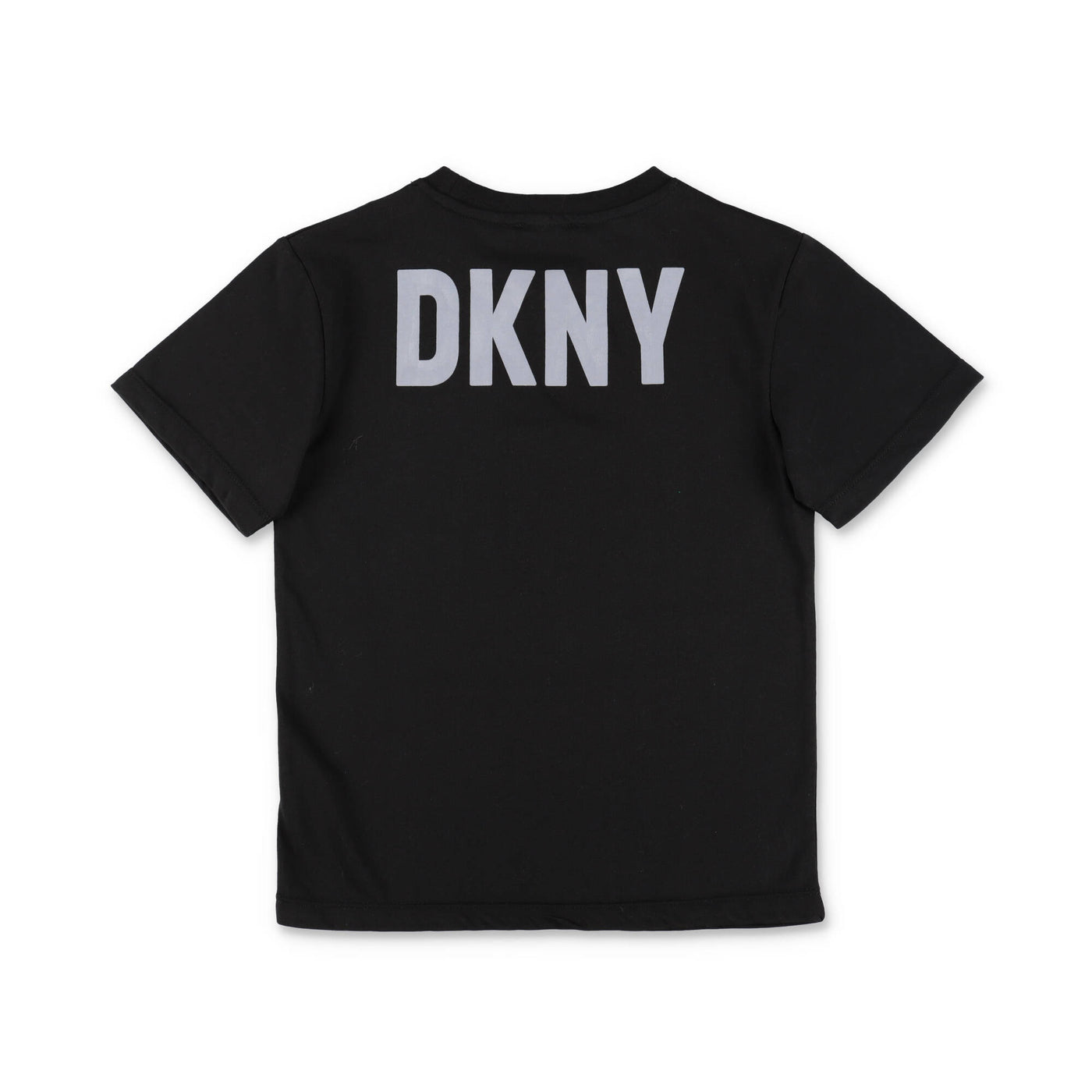 Black cotton jersey boy DKNY x BATMAN t-shirt | Carofiglio Junior