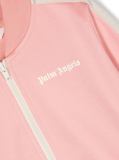 Pink cotton blend girl PALM ANGELS sweatshirt