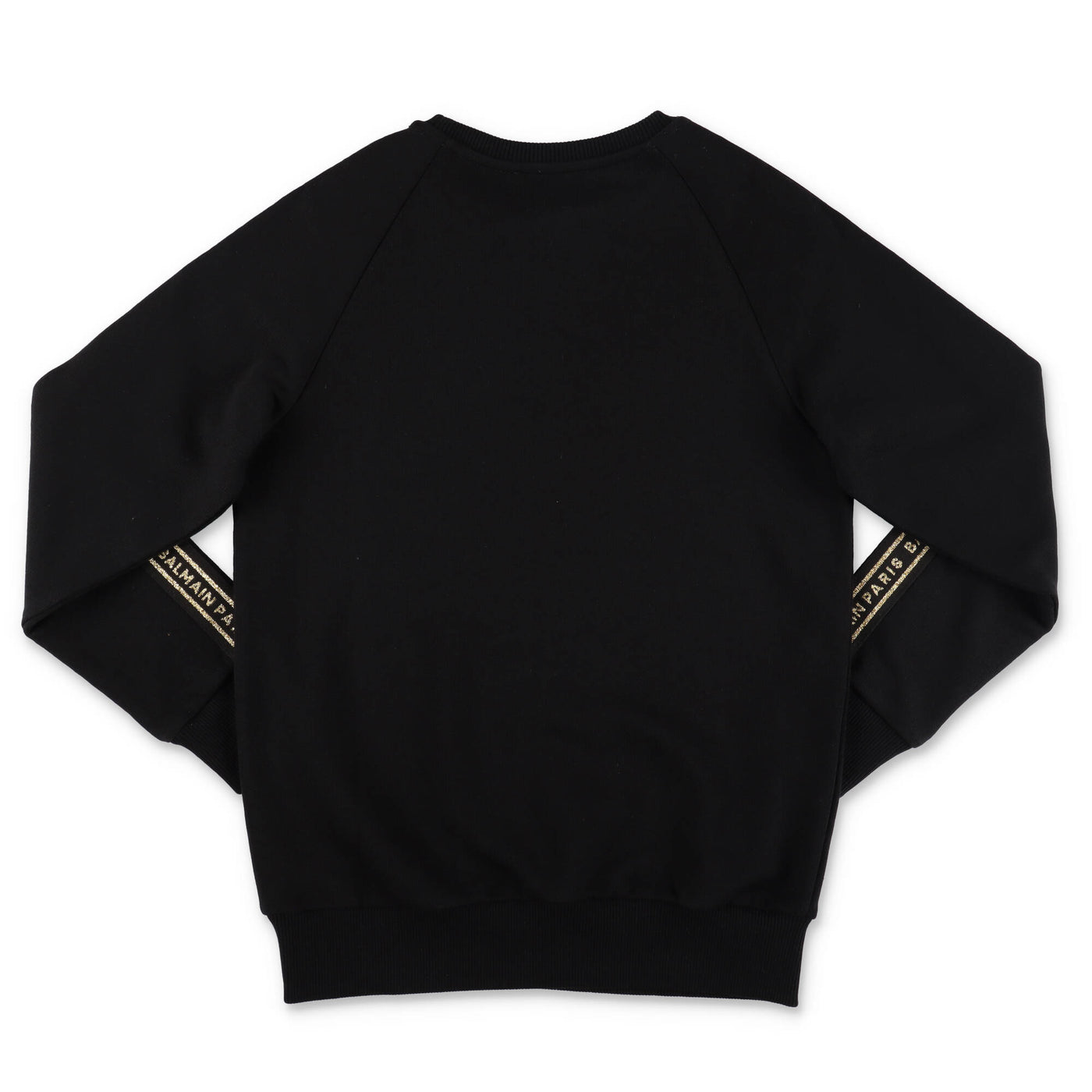 Black cotton girl BALMAIN sweatshirt