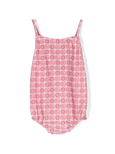 Pink lycra girl GUCCI swimsuit