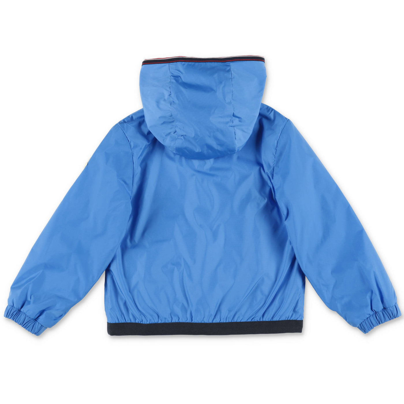 ANTON royal blue nylon baby boy MONCLER jacket with hood