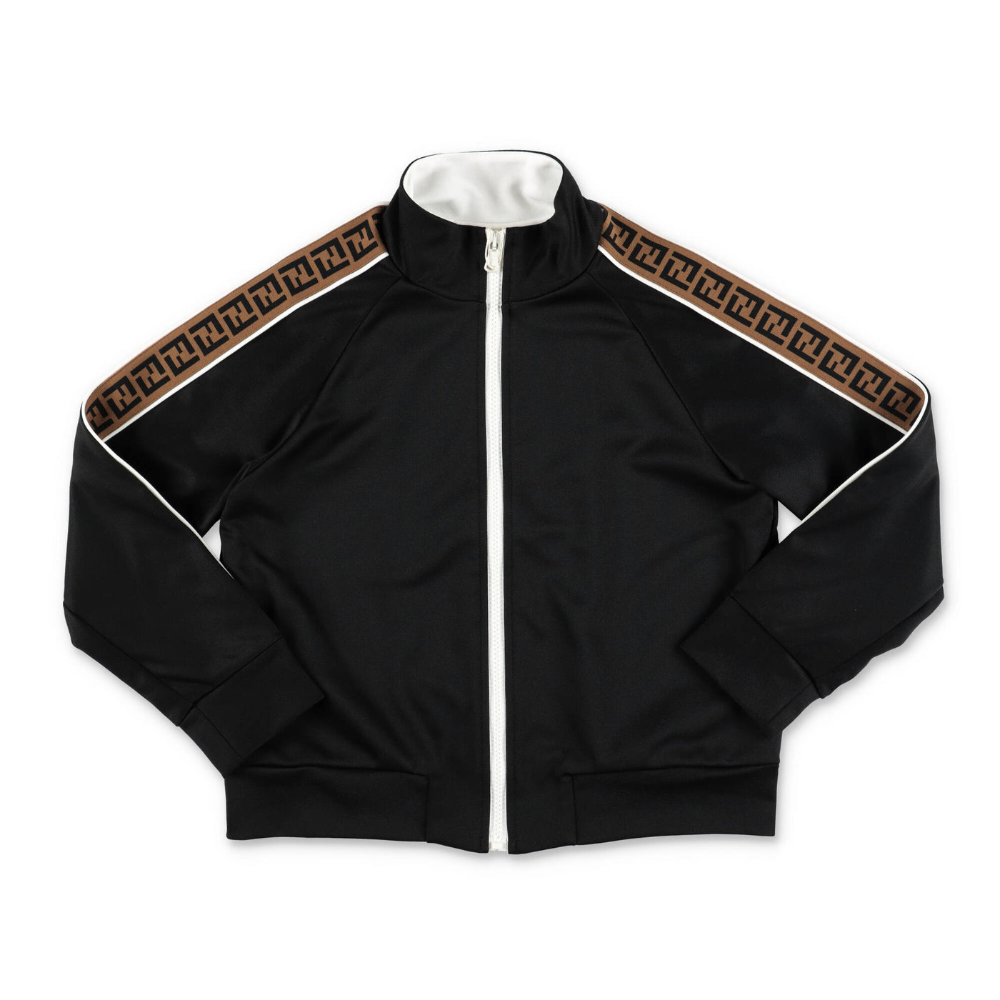 Black cotton blend boy FENDI sweatshirt | Carofiglio Junior