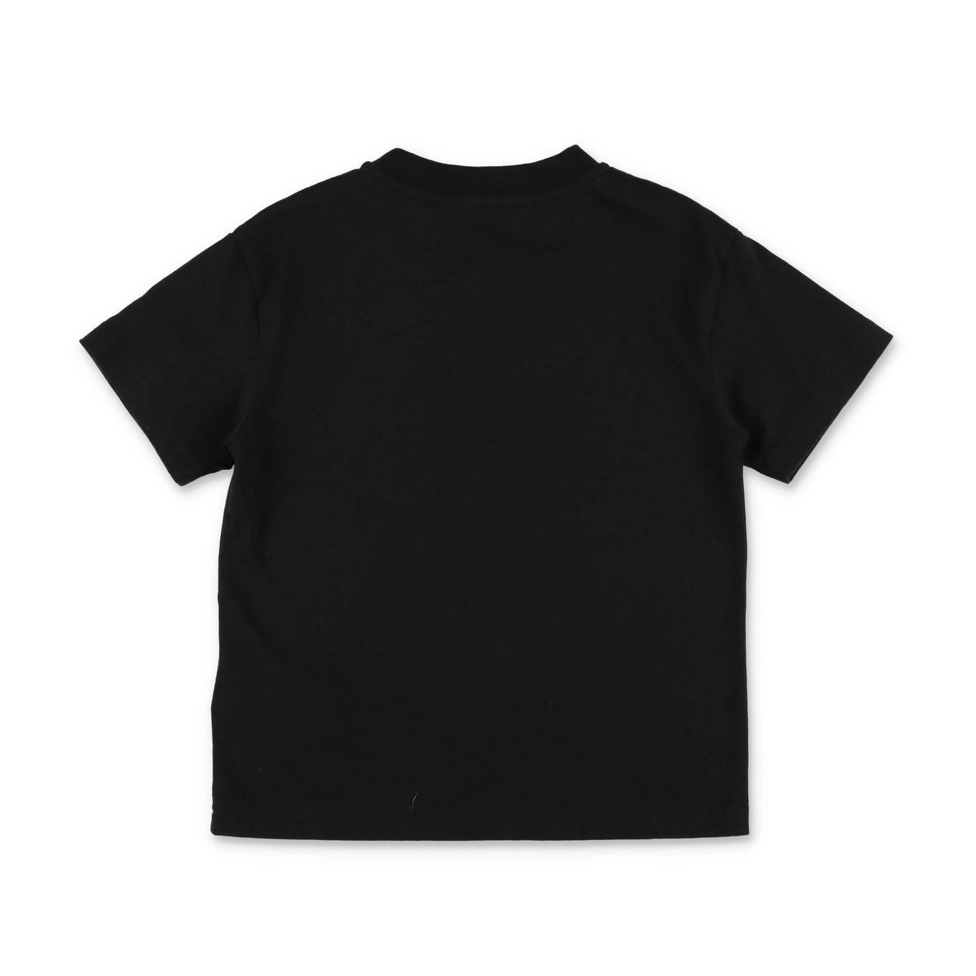 Black cotton jersey boy PALM ANGELS t-shirt | Carofiglio Junior