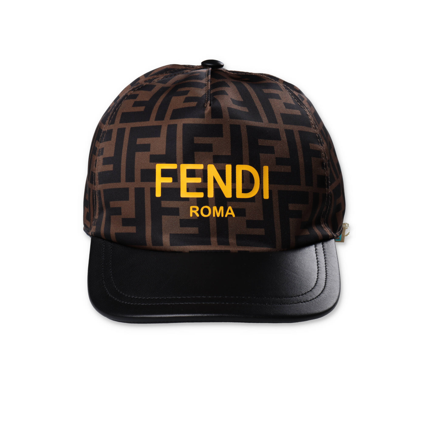 Zucca print techno boy FENDI baseball cap