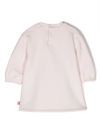 Pink cotton baby girl BILLIEBLUSH sweatdress