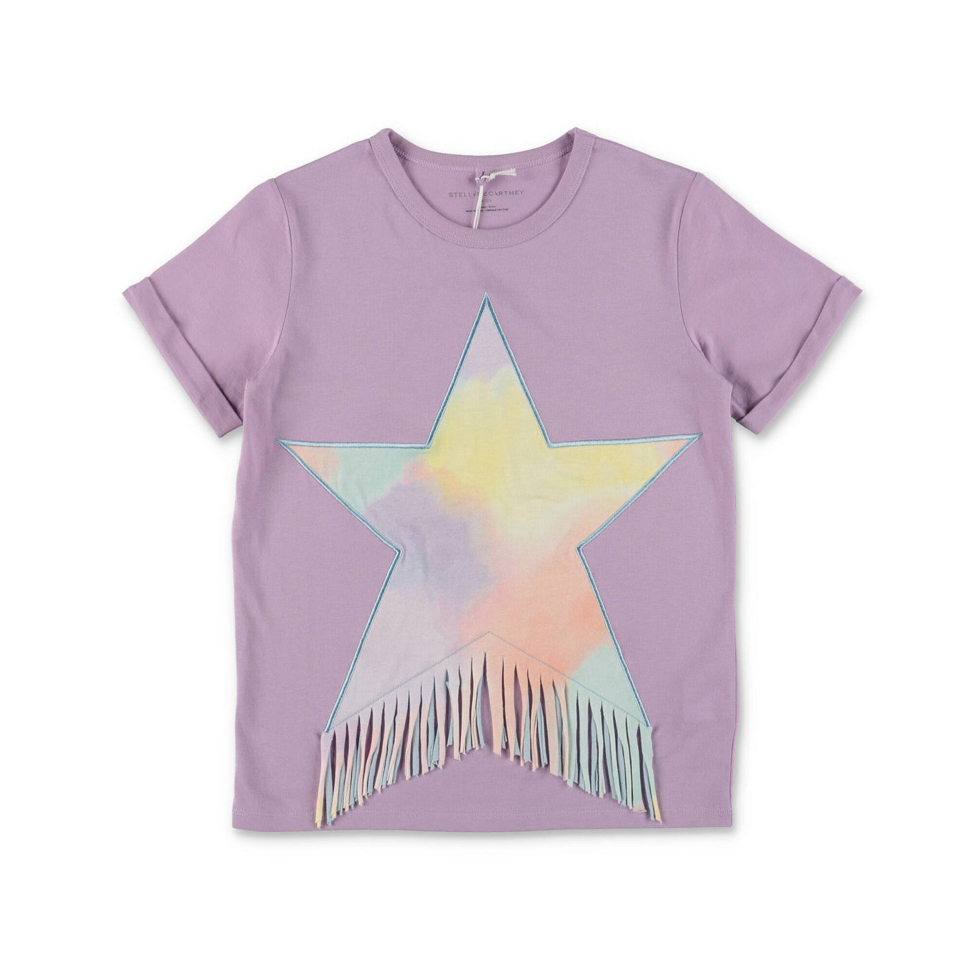 Lilac cotton jersey girl STELLA McCARTNEY t-shirt