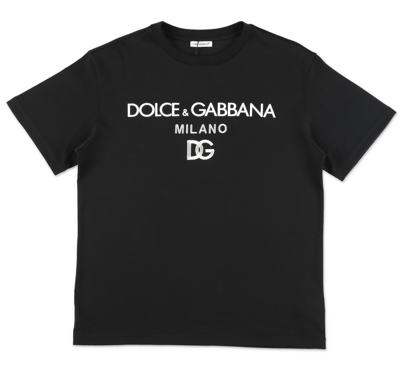 Black cotton jersey boy DOLCE & GABBANA t-shirt