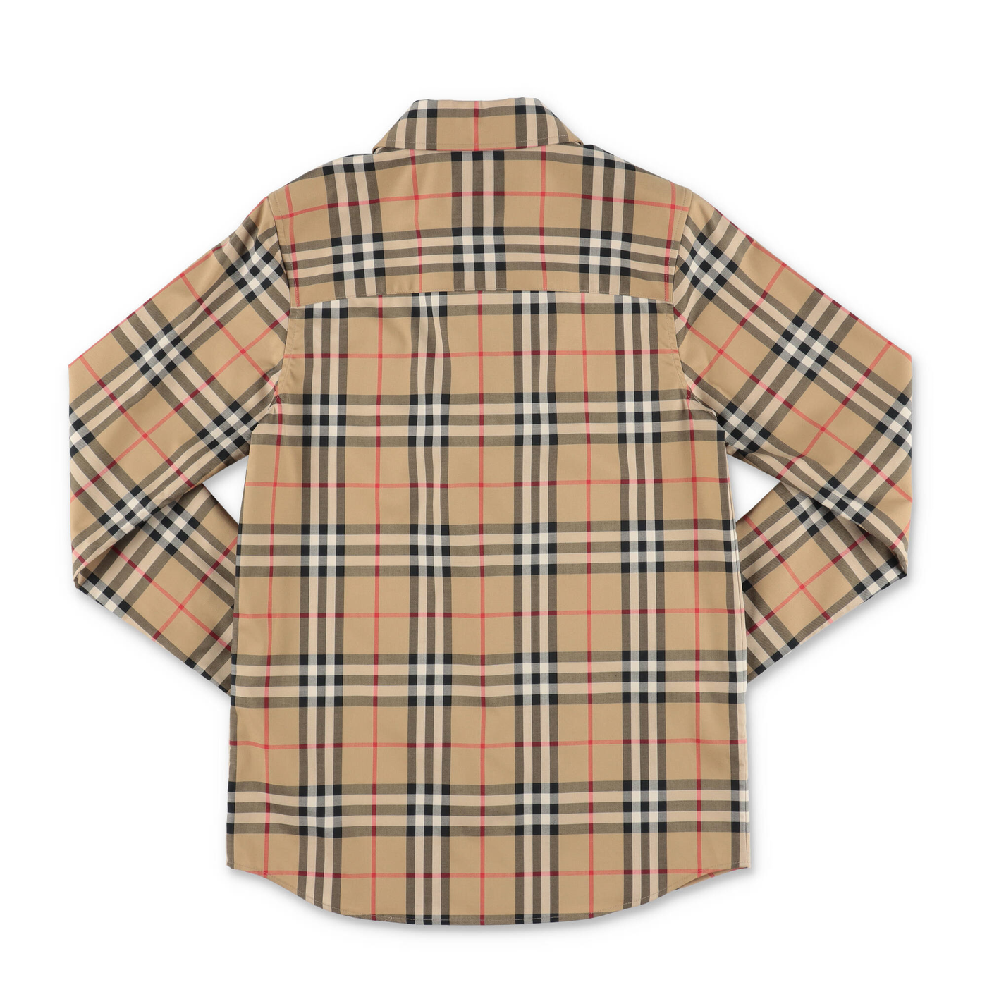 OWEN Vintage Check cotton poplin boy BURBERRY shirt