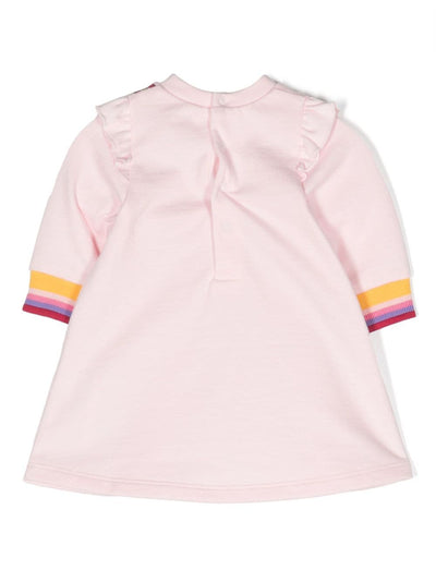 Pink cotton baby girl MARC JACOBS sweatdress | Carofiglio Junior