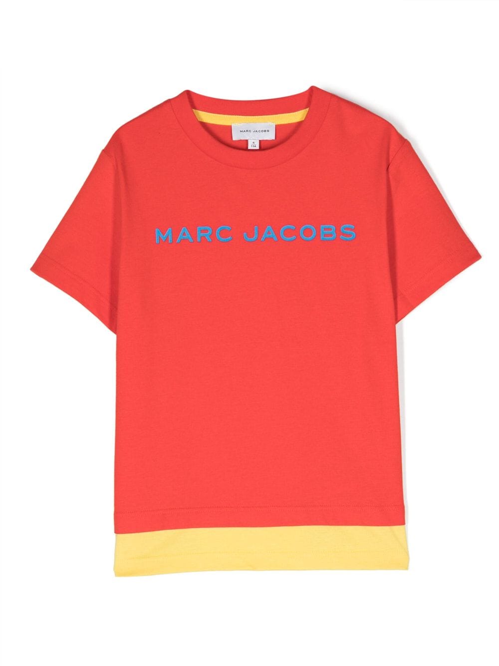 Red with contrasting panels cotton jersey boy MARC JACOBS t-shirt