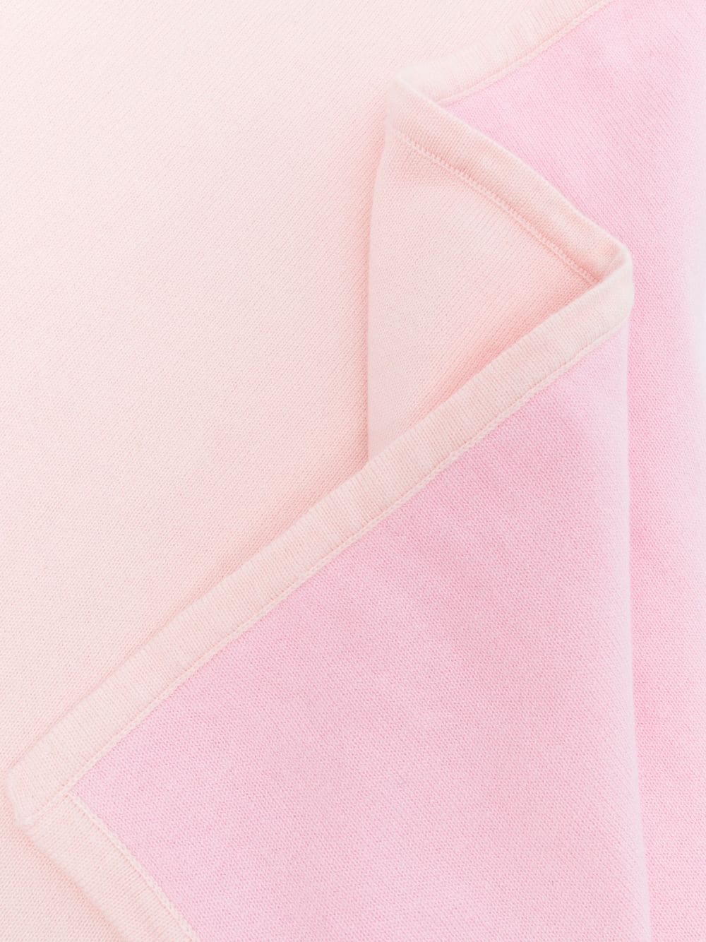 Pink cotton baby girl KENZO knit blanket