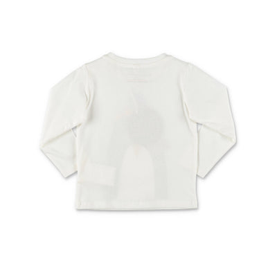 White cotton jersey baby boy STELLA McCARTNEY t-shirt | Carofiglio Junior