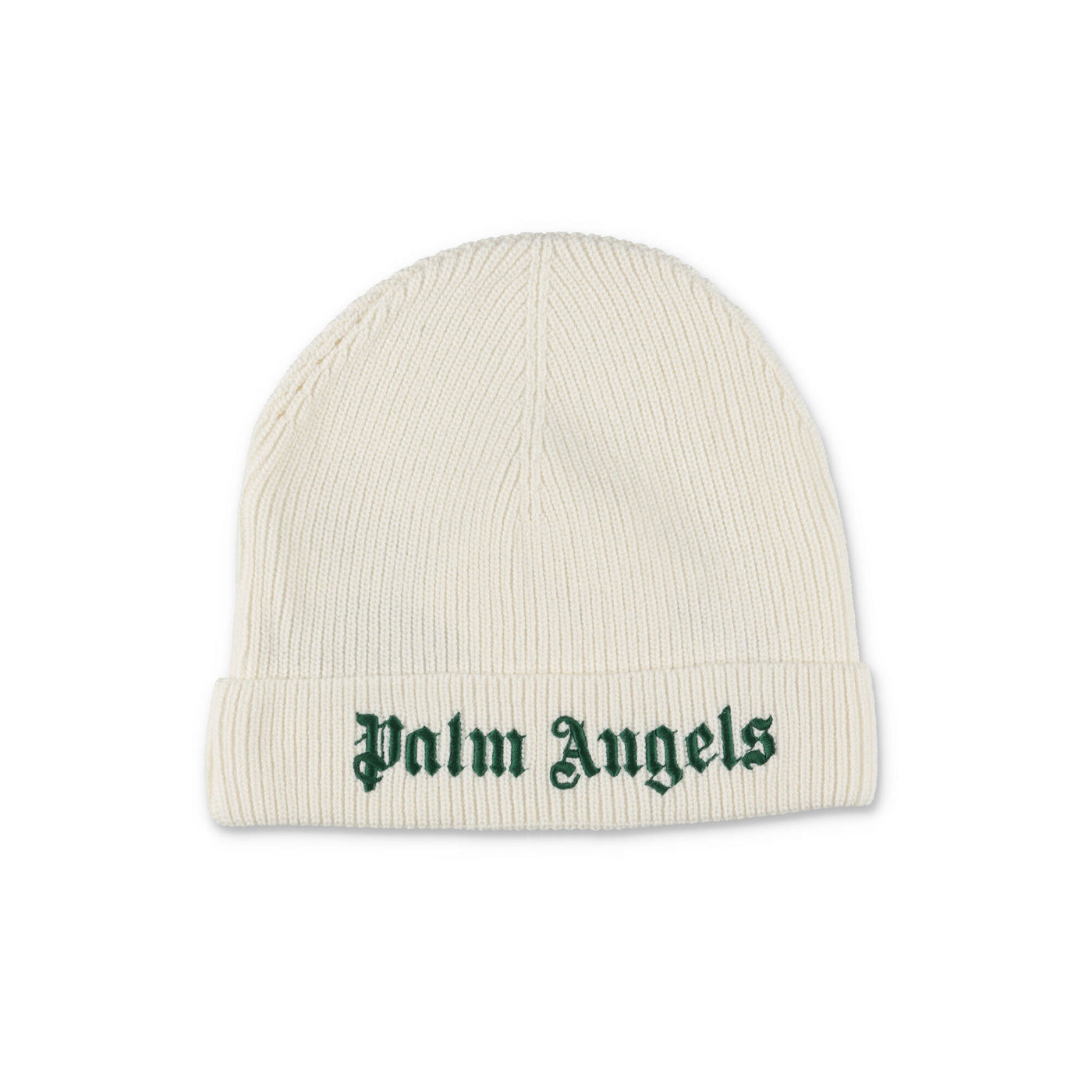 White wool viscose and cashmere blend boy PALM ANGELS beanie