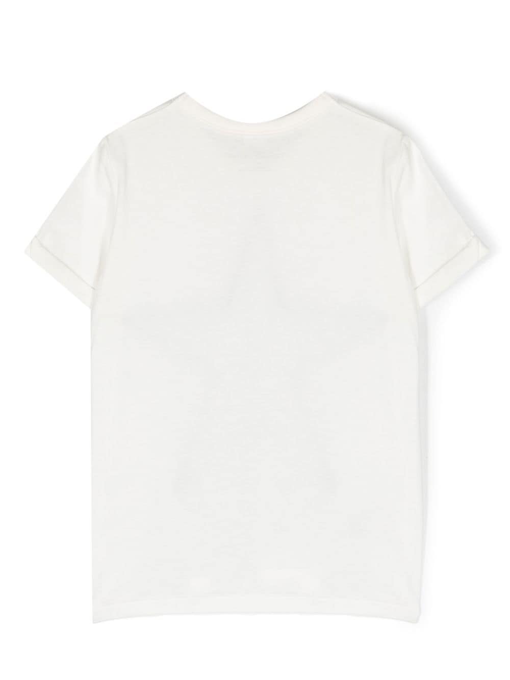 White cotton jersey girl STELLA McCARTNEY t-shirt