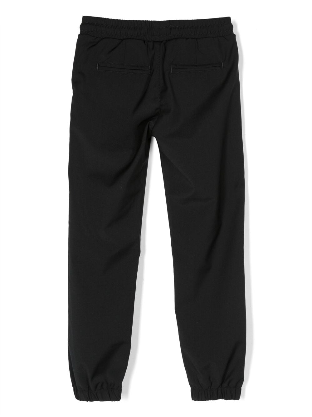 Black wool blend boy KARL LAGERFELD pants | Carofiglio Junior