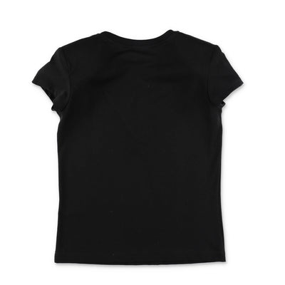Black cotton jersey girl BALMAIN t-shirt - Carofiglio Junior