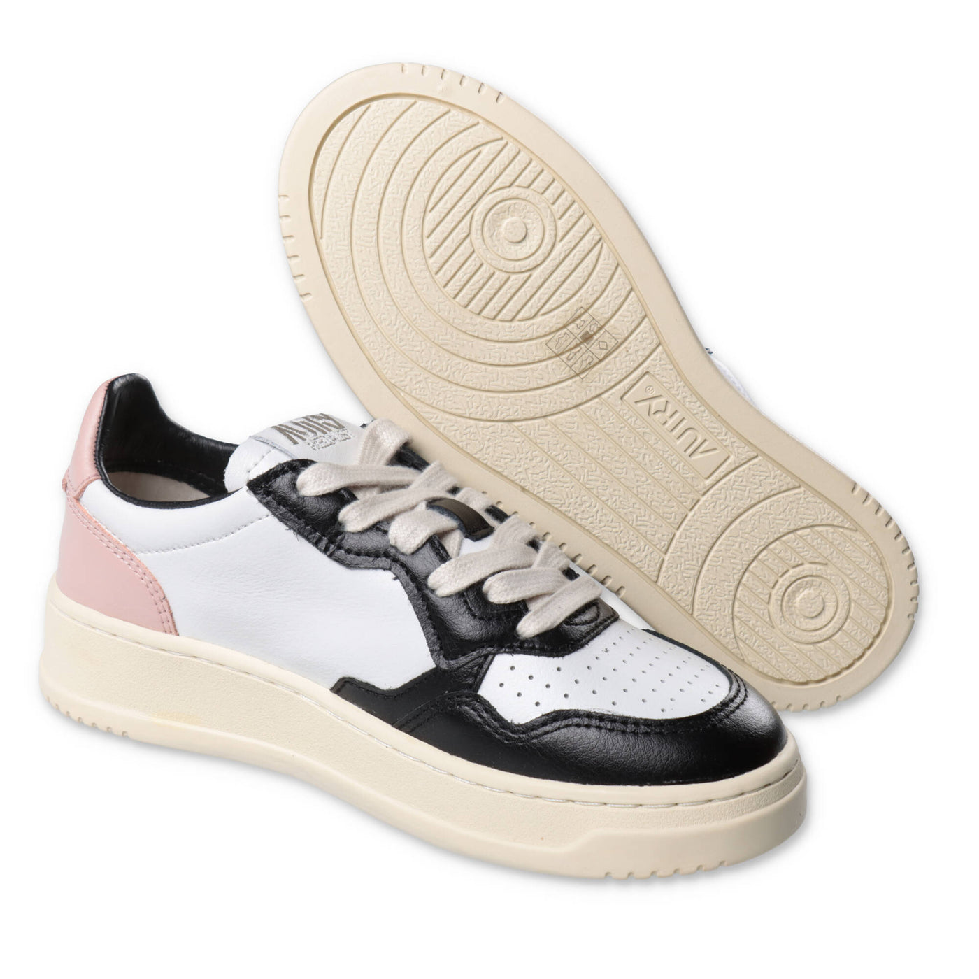 Color blocking leather girl AUTRY sneakers