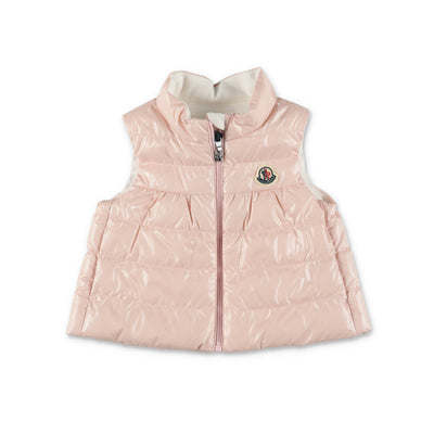 HIVA powder pink nylon baby girl MONCLER vest