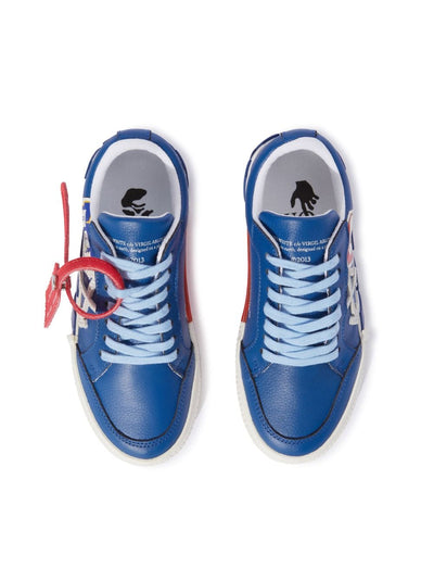 Blue leather boy OFF WHITE sneakers