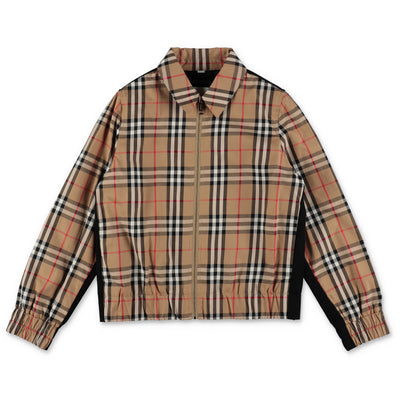 Vintage Check with contrastin panels cotton boy BURBERRY jacket