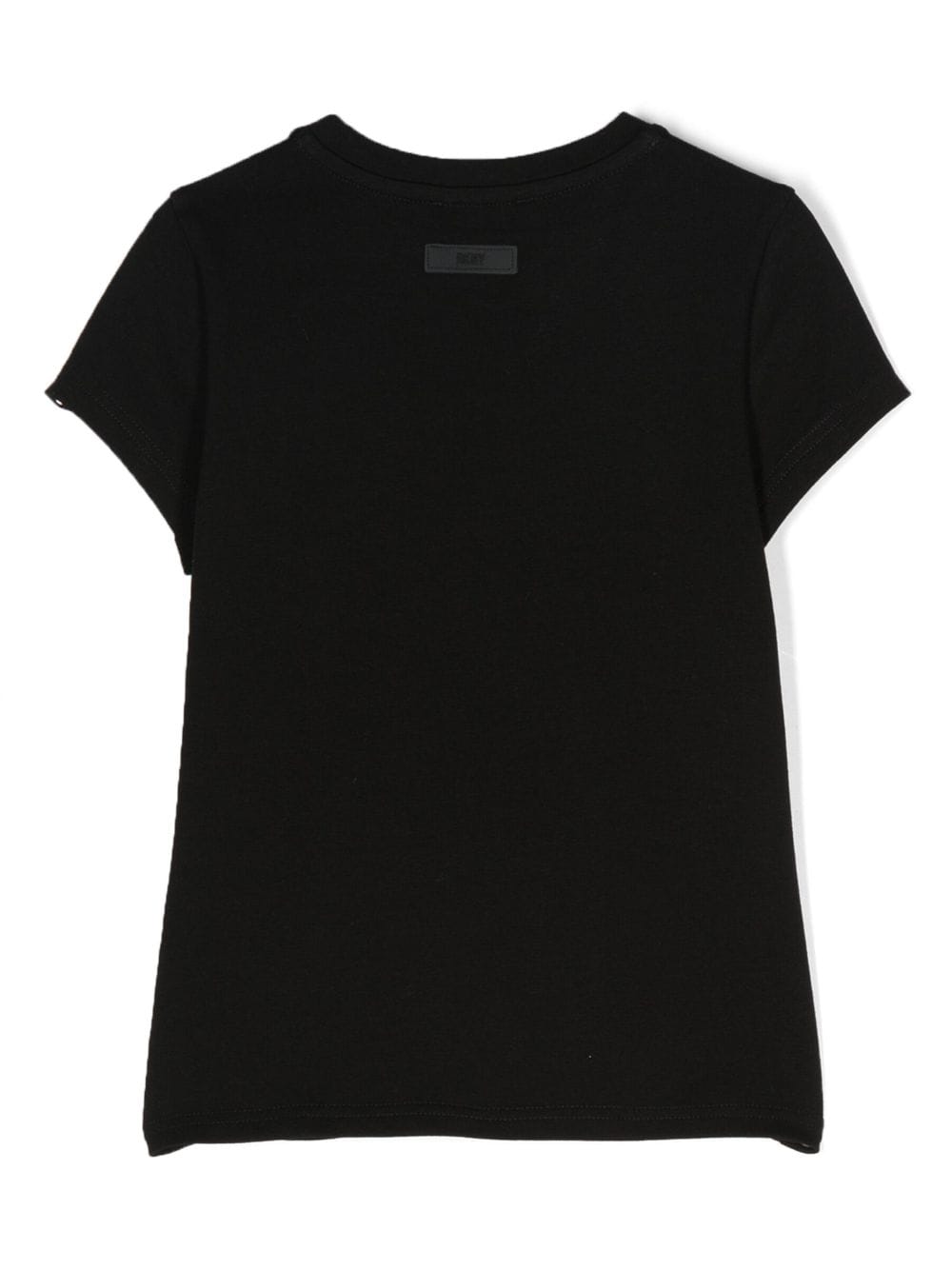 Black cotton jersey boy DKNY t-shirt