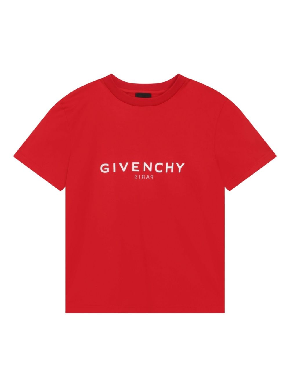 Red cotton jersey boy GIVENCHY t-shirt | Carofiglio Junior