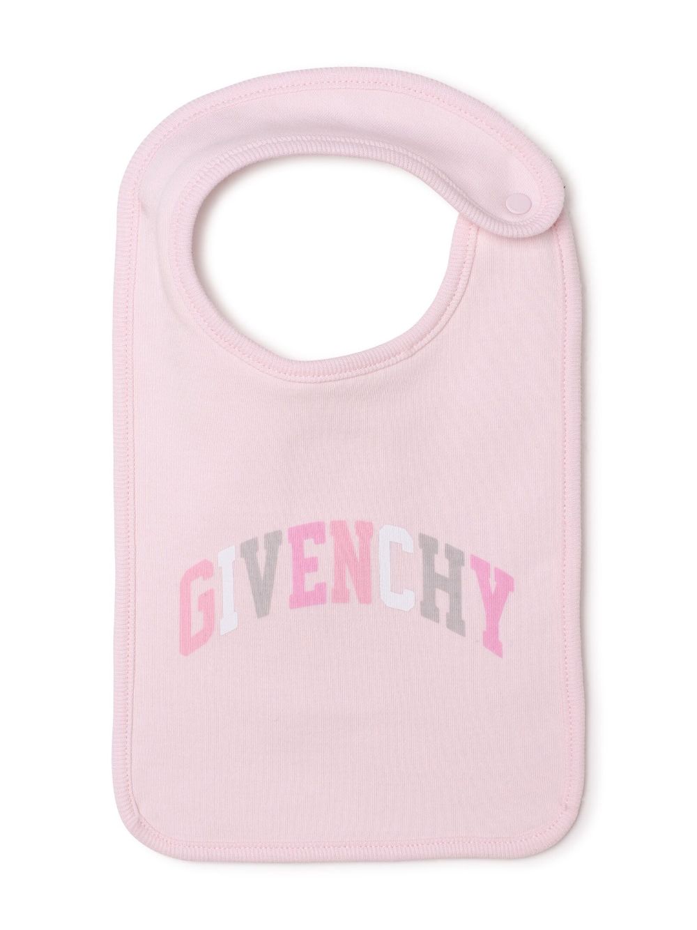 Pink onesie bib and hat cotton baby girl GIVENCHY set | Carofiglio Junior