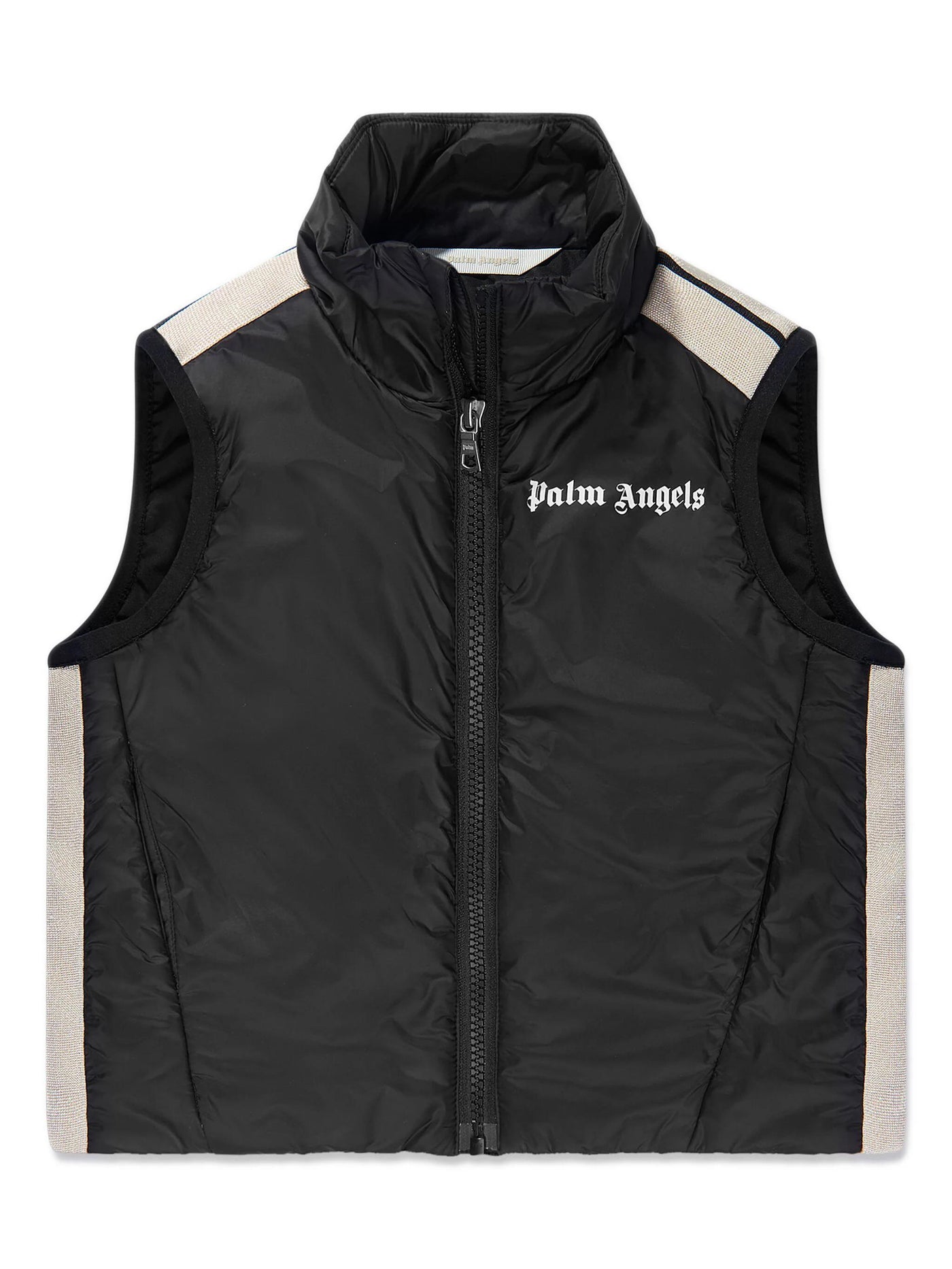 Black nylon boy PALM ANGELS vest