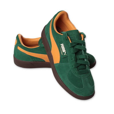 Green suede leather boy PUMA sneakers