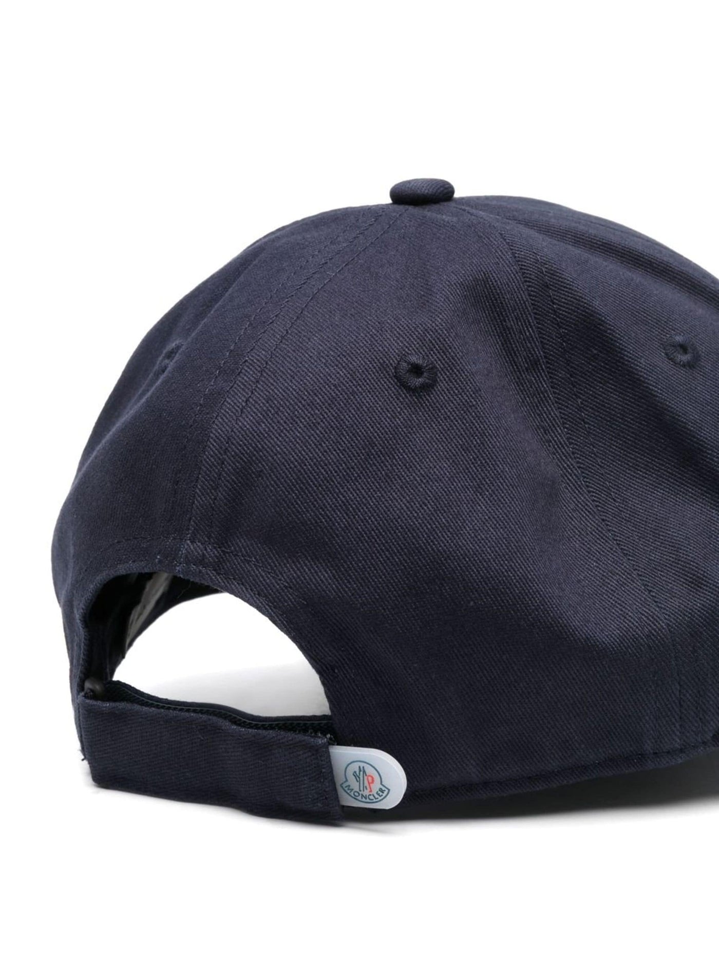 Blue cotton canvas boy MONCLER baseball cap