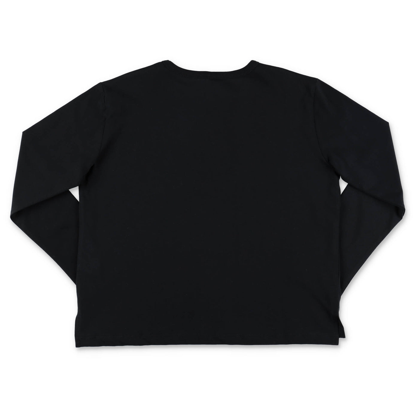 Black cotton jersey girl STELLA McCARTNEY t-shirt | Carofiglio Junior