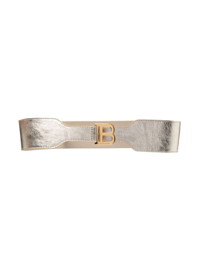 Gold leather girl BALMAIN belt | Carofiglio Junior