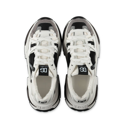 White and black calf with TNT insert boy DOLCE & GABBANA sneakers